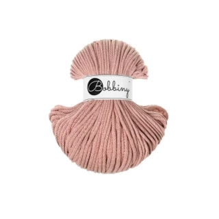 Bobbiny Classic 4 mm Blush – bavlněná šňůra 100 m na macramé a háčkování