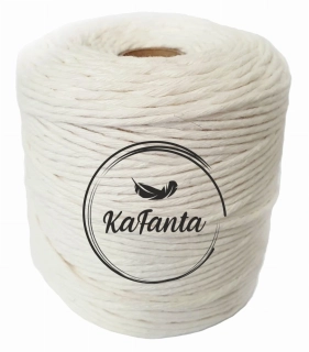 Macrame příze KaFanta 3mm/1000m - natural